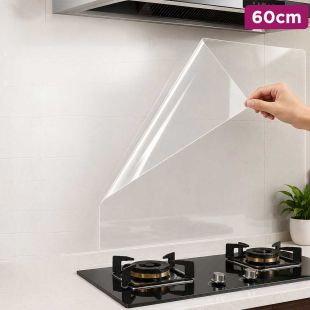 Transparent Oil Fume Sticker for Kitchen Wall 60 cm