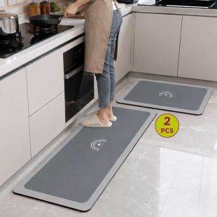 2-Piece Anti Fatigue Kitchen Rugs Set