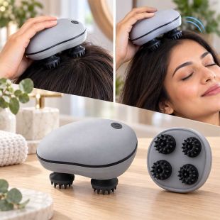 Smart Scalp Massager with Soft Silicone Massage Heads