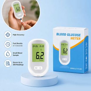 Digital Blood Glucose Meter with 200-Reading Memory