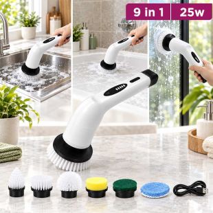 9-in-1 Cordless Electric Cleaning Brush 25W