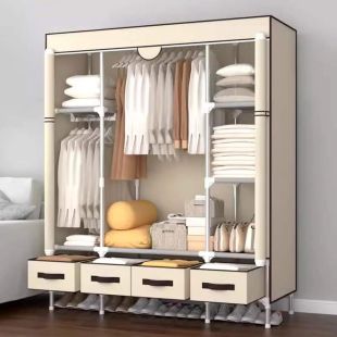 خزانة ملابس قماشية 4 أدراج