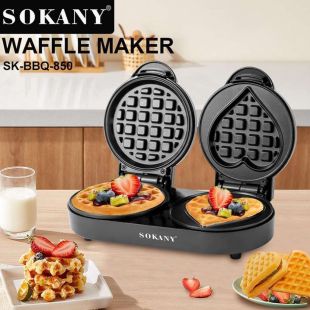 Sokany 1100W Double Waffle Maker