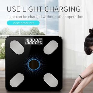 Smart Weight Scale with Solar Power and USB Charging
