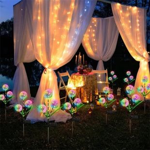 Solar Dandelion Flower Lights 36Pcs