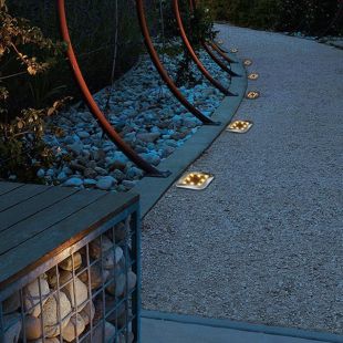 Solar LED Ground Lights 4Pcs Set