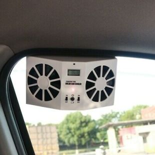 Solar Powered Dual Vent Car Ventilator Fan