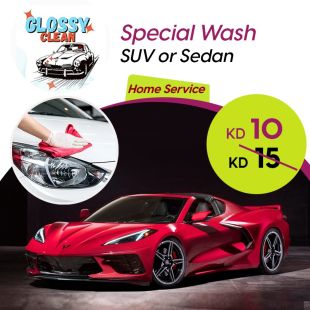 Home Special Car Wash for Your SUV or Saloon Car from Glossy Clean