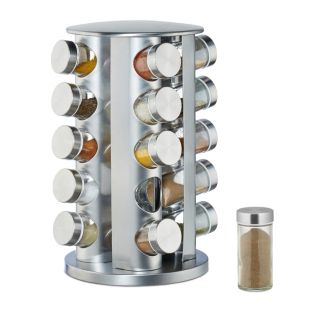 Spice Carousel with 20 Spice Jars