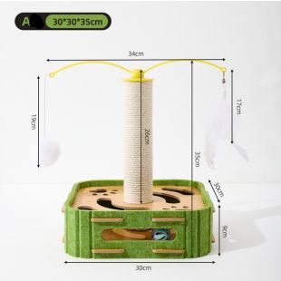 Square Maze Ball Pet Stress Relief Toy 30 x 30 x 35cm