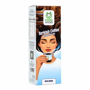 Food Hacks Sweetened Instant Turkish Coffee Premix 5 x 11 g
