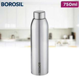 750ml Leakproof Stainless Steel Water Bottle by Borosil