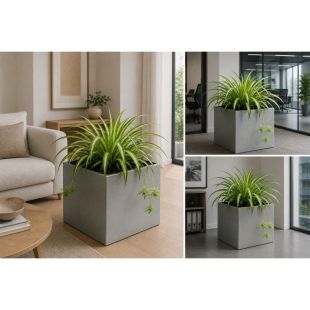 Stainless Steel Cubic Planter 40×40×40 cm