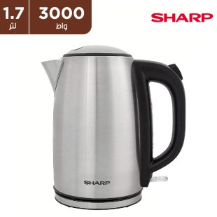 غلاية كهربائية ستانلس ستيل قوة 3000 واط سعة 1.7 لتر من Sharp