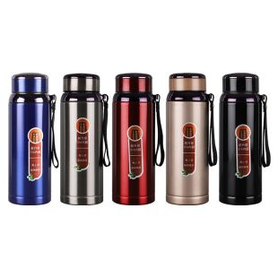 مطارة من الستانلس ستيل 800 مل مع غطاء مانع للتسرب - ألوان متنوعة