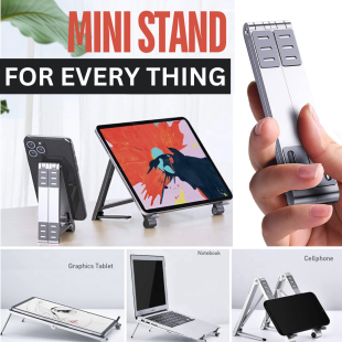 Fully Foldable Adjustable Stand for Laptop ,Tablet & Mobile Phone