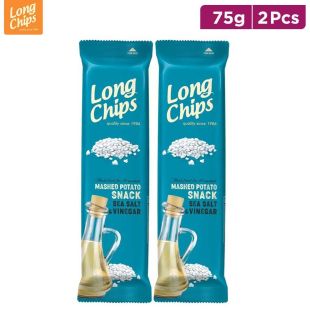 Long Chips Sea Salt & Vinegar 75g x 2