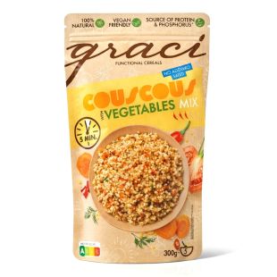 Graci Hot Cereal Couscous with Vegetables Mix - 300g