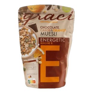 Chocolate Carob and Orange Muesli “Energetic" - 400g