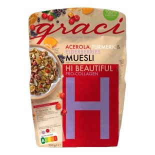 Acerola Turmeric and Elderberries Muesli “High Beautiful" - 300g