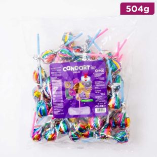 Hirsch Disco Lolly Cola Flavored Organic Lollipops 42 Pops – 504g