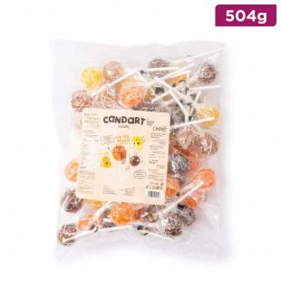 Candart Soft Drinks Organic Lollipops 42 Pops – 504g