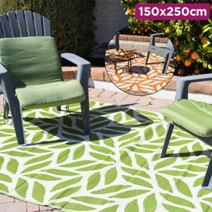Stylish Camping Leaf Design Mat 150 x 250cm
