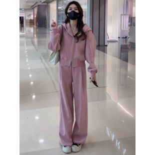 طقم رياضي أنيق من قطعتين بغطاء رأس للسيدات