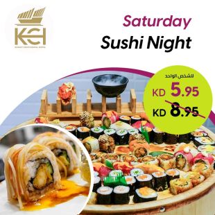 Savor Authentic Sushi on Saturday Night at Kuwait Continental