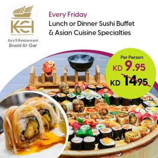 Savor Authentic Sushi on Friday Night at Kuwait Continental