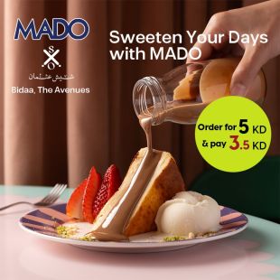 Eat what you Desire from Main Dishes and Sweets at Mado Restaurant