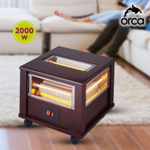 Quartz heater 2000W with 5-Face Heating by Orca