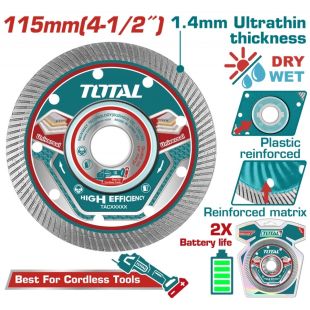 115x22.2mm Cutting Disc by Total