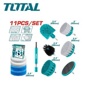 Drill Cleaning Brush Set 11 Pcs by Total