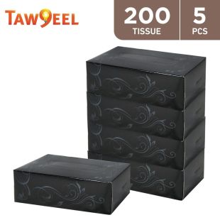 taw9eel_essentials_facial_tissues_black_200_x_2_ply_-_5_pieces