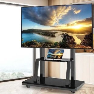 قاعدة تلفزيون متحرك FlexView Pro متينة قابلة للتعديل