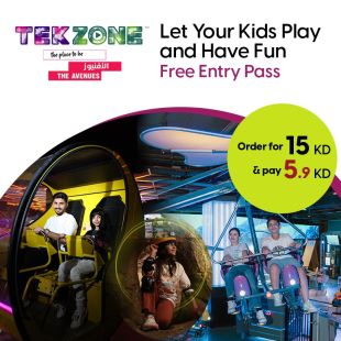 Let Your Kids Play & Have Fun + Free Entry Pass at Tekzone