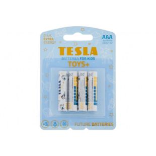 بطاريات Toys+Boy قياس AAA قلوية 1.5 فولت 4 قطع من Tesla