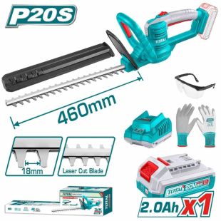 مقص تشذيب سياج لاسلكي قوة 20 فولت من Total