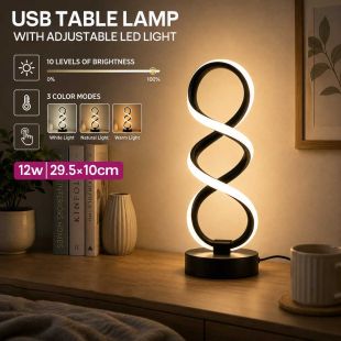 USB Table Lamp with Adjustable LED Light - Sheeel Kuwait Deals