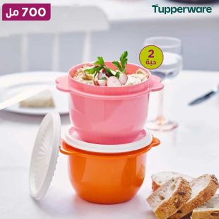 طقم علب بلاستيك لحفظ الطعام 700 مل 2 حبة من Tupperware