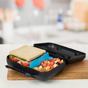 علبة غداء بلاستيك بفاصل قابل للإزالة 1.5 لتر من Tupperware