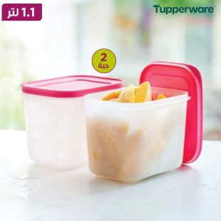 طقم علب حفظ للفريزر 1.1 لتر 2 حبة من Tupperware