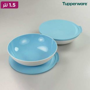 وعاء حفظ طعام بغطاء سعة 1.5 لتر 1 حبة من Tupperware