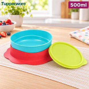 Kids Plate with Non-Slip Base 500ml by Tupperware