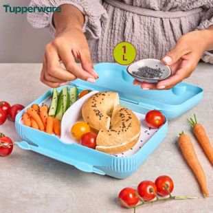 Eco Lunch Box with Adjustable Divider 1L by Tupperware