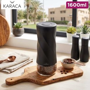 Tottori Storage Container Black 1600ml by Karaca