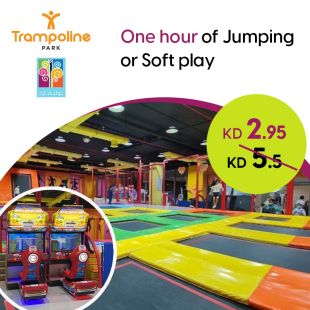 Enjoy Unlimited Fun for 1 Hour at Trampoline Park