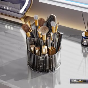 Rotating Round Cosmetics Organizer 11.5×10cm