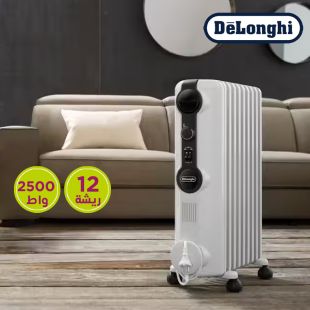 دفاية زيت 12 ريشة 2500 واط من Delonghi